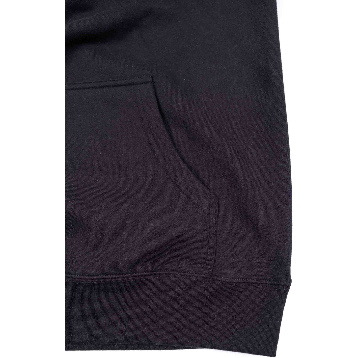 Hoodie - Essential Range - Black- Standard Fit