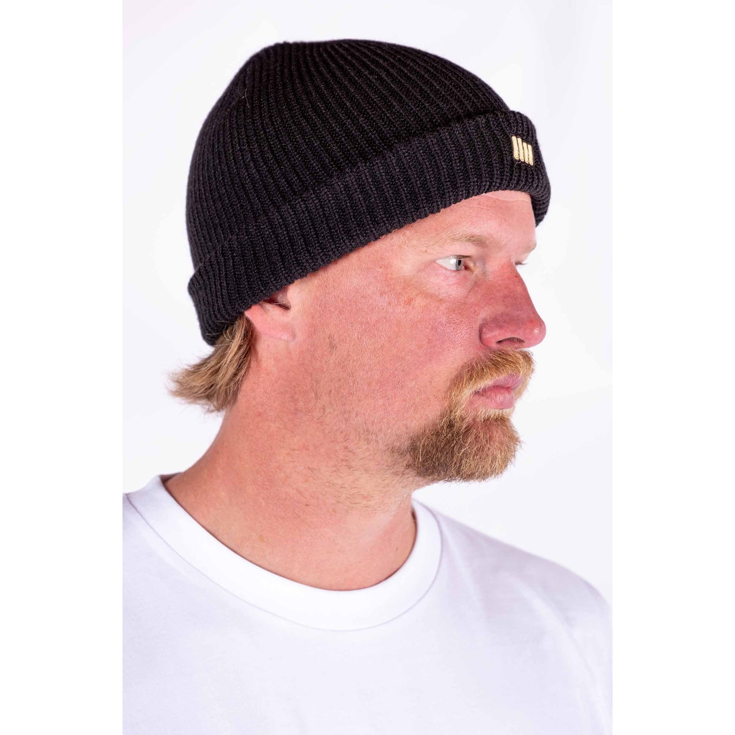 Fisherman's Cable Beanie - Essentials Range - Black