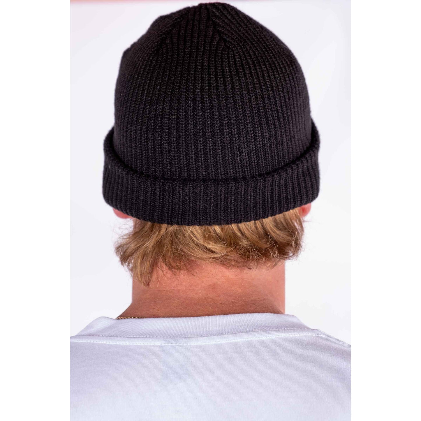 Fisherman's Cable Beanie - Essentials Range - Black