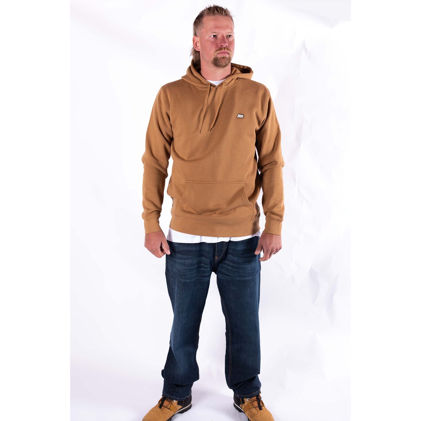 Hoodie  - Essential Range - Tan - Standard Fit