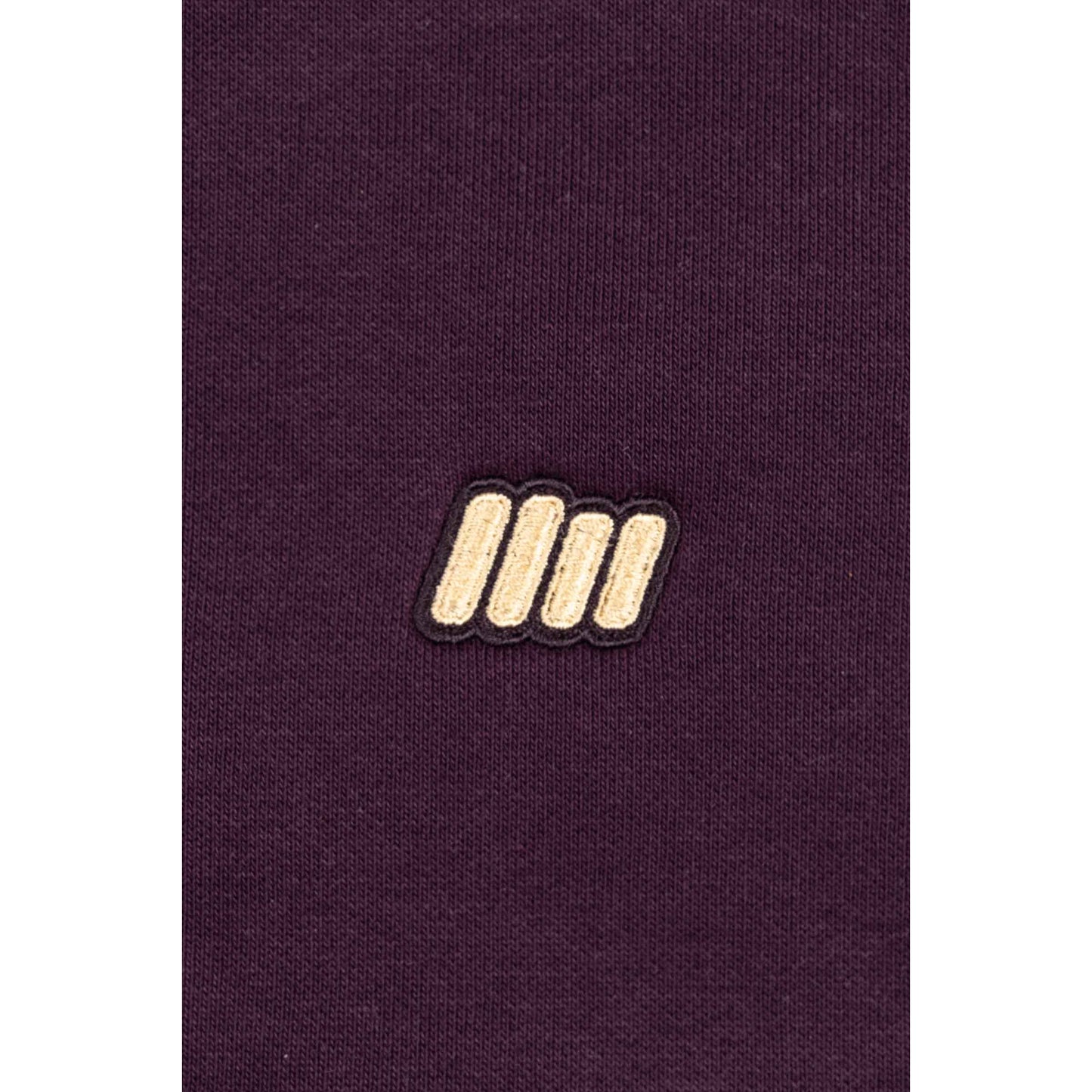 Drop-Shoulder Heavy Crew - Essentials Range - Plum - Relaxed Fit