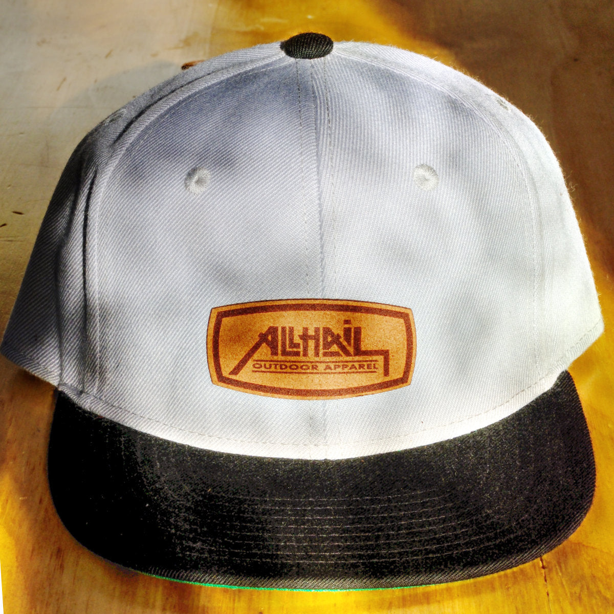 Snapback Cap - Angles - Two Tone Grey Blk