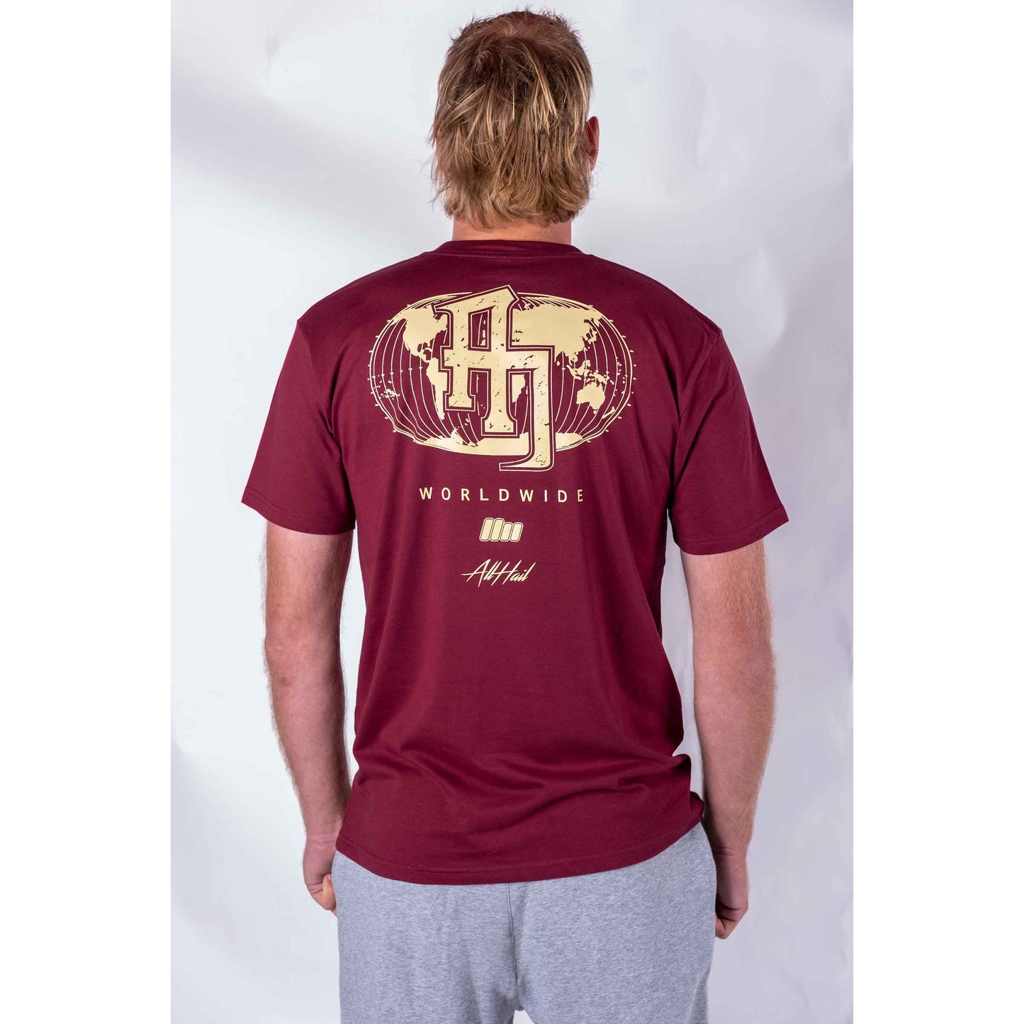 Worldwide Tee - Burgundy - Standard Fit