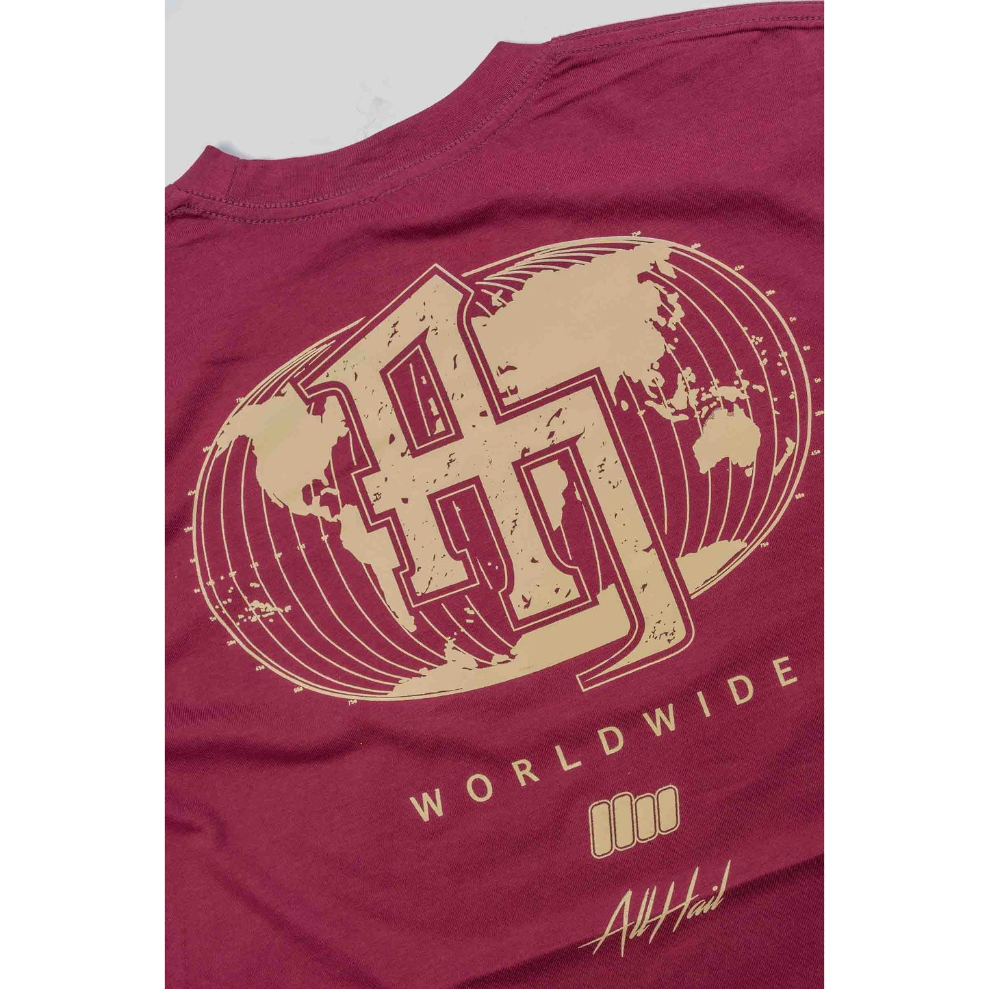 Worldwide Tee - Burgundy - Standard Fit