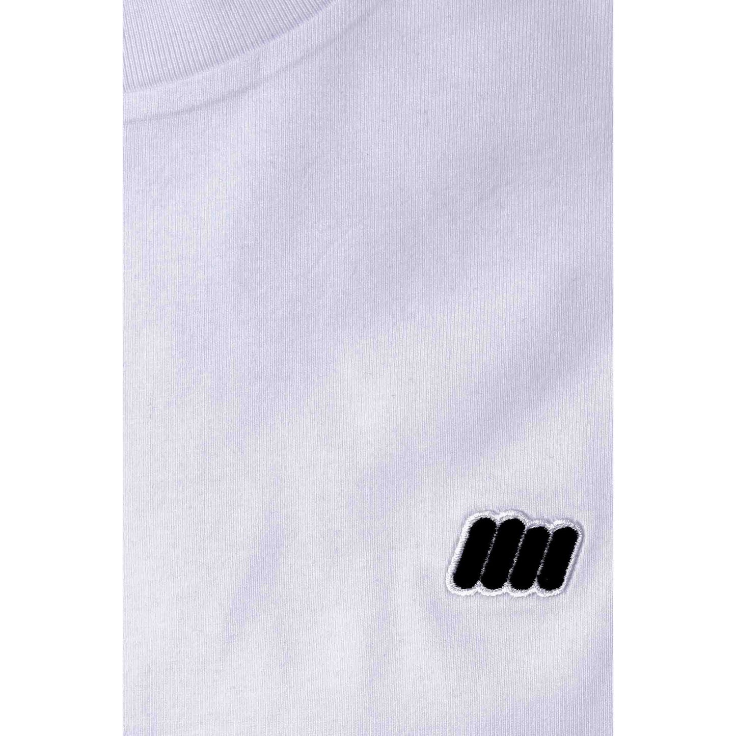 Essentials Line - White (black emb) - Premium Tee