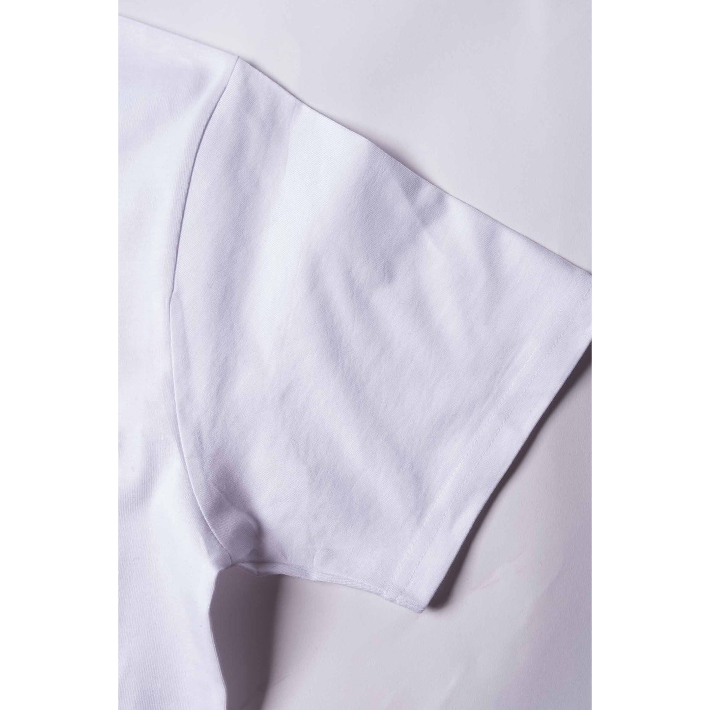 Essentials Line - White (black emb) - Premium Tee