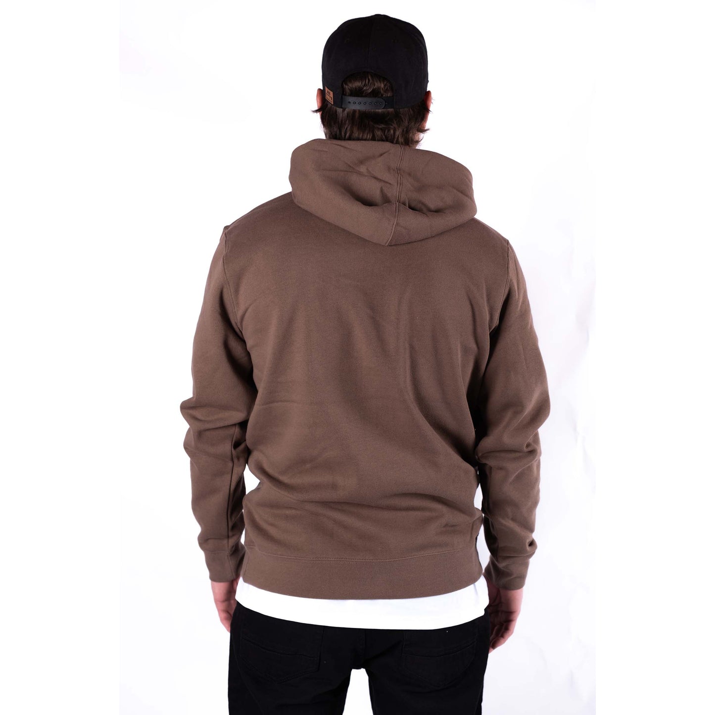Hoodie - Essential Range - Walnut - Standard Fit