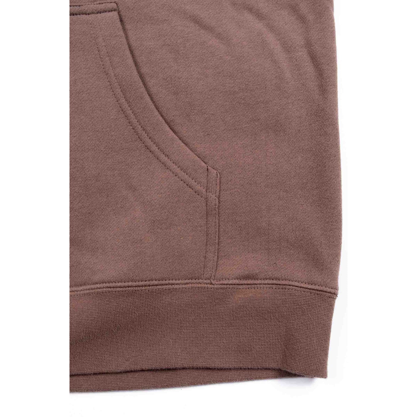 Hoodie - Essential Range - Walnut - Standard Fit