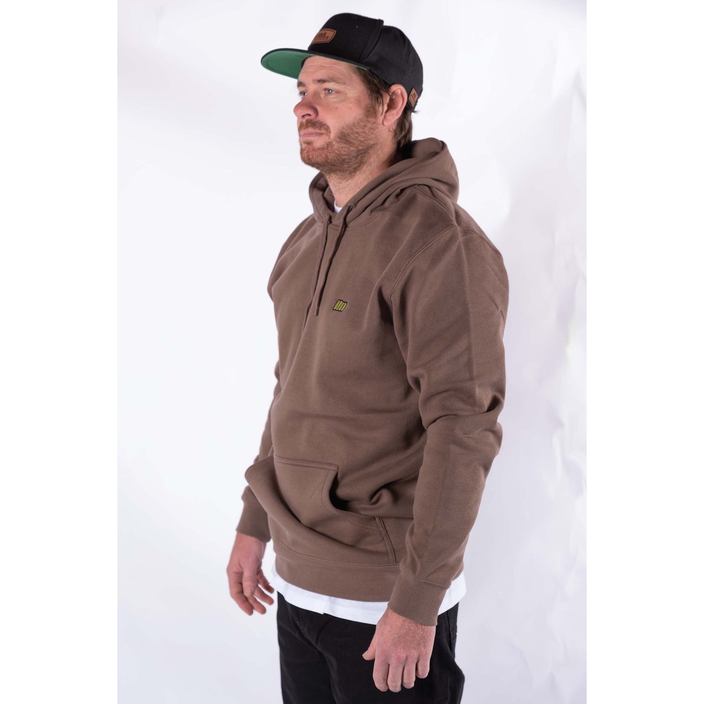 Hoodie - Essential Range - Walnut - Standard Fit