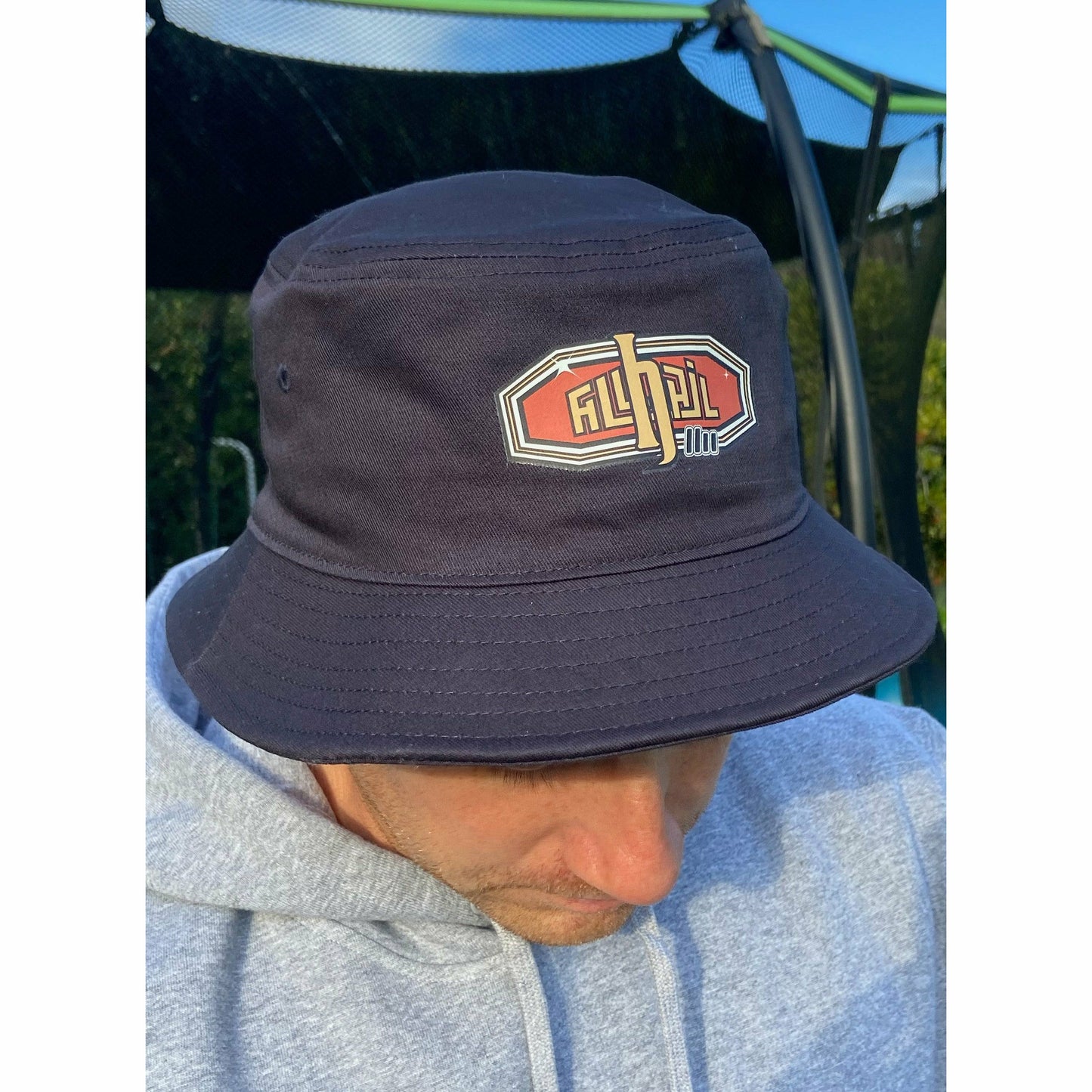 Bucket Hat - Car Badge - Navy