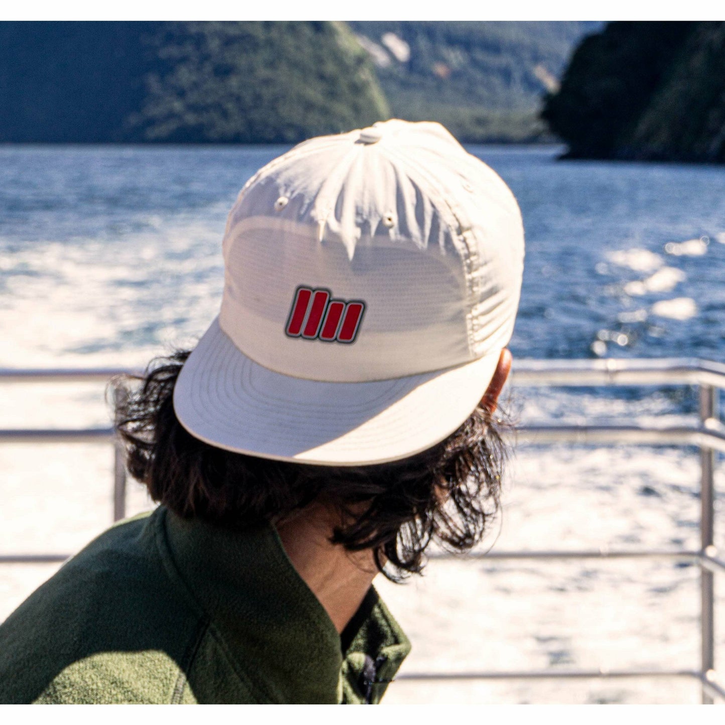 Nylon Cap - Logo - Ecru