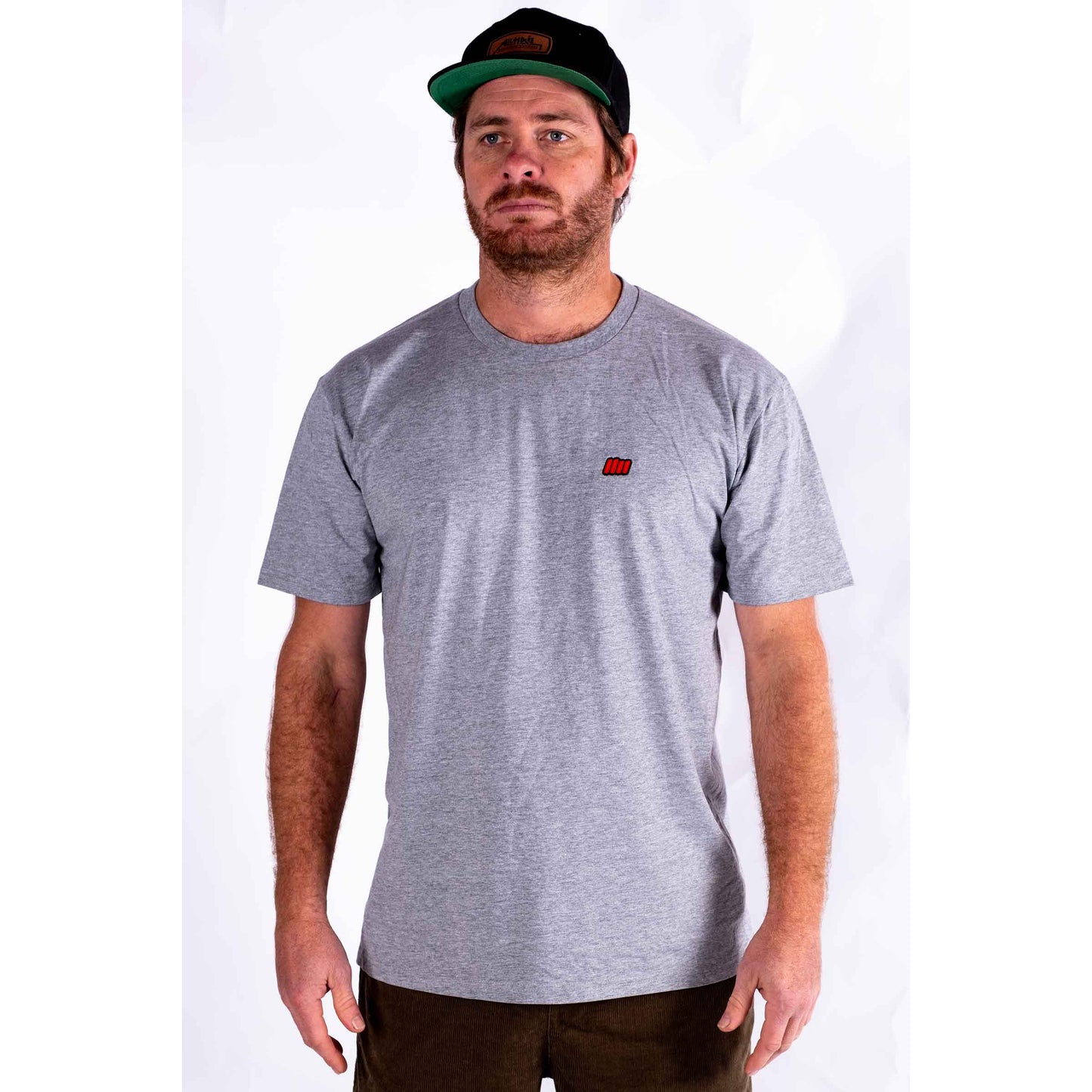 Essentials Tee - Grey Marle - Standard Fit