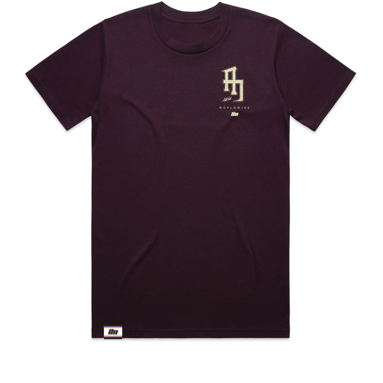 Men's Regular Tee - Monogram Plum