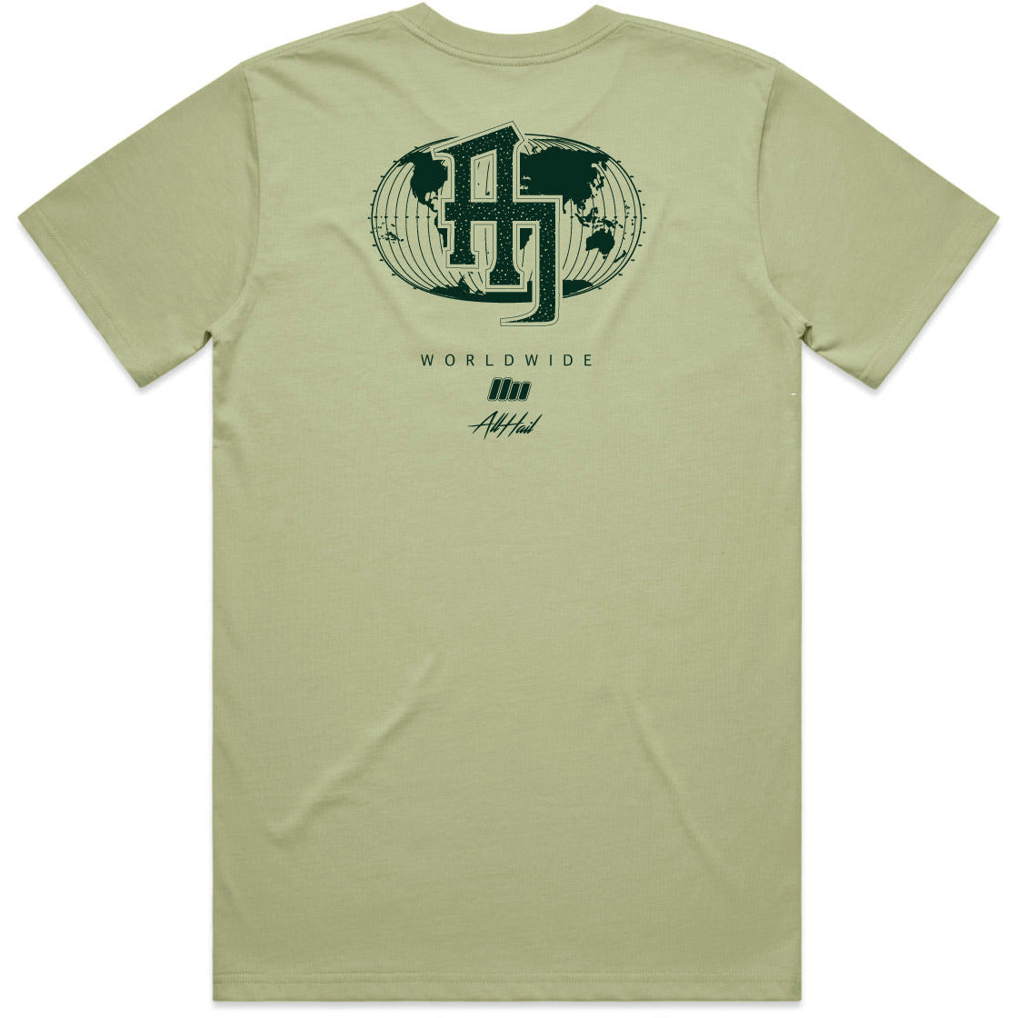 Men's Regular Tee - Monogram Ginko Green