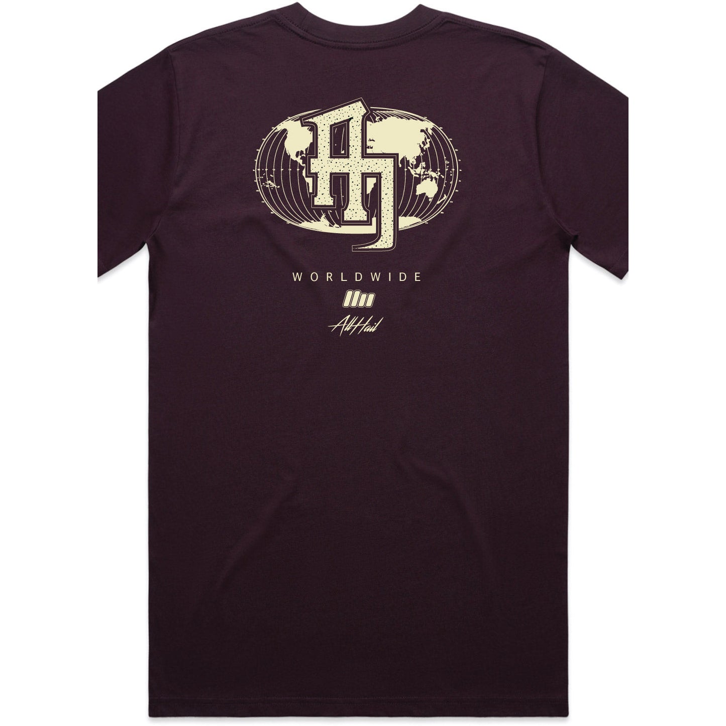 Men's Regular Tee - Monogram Plum