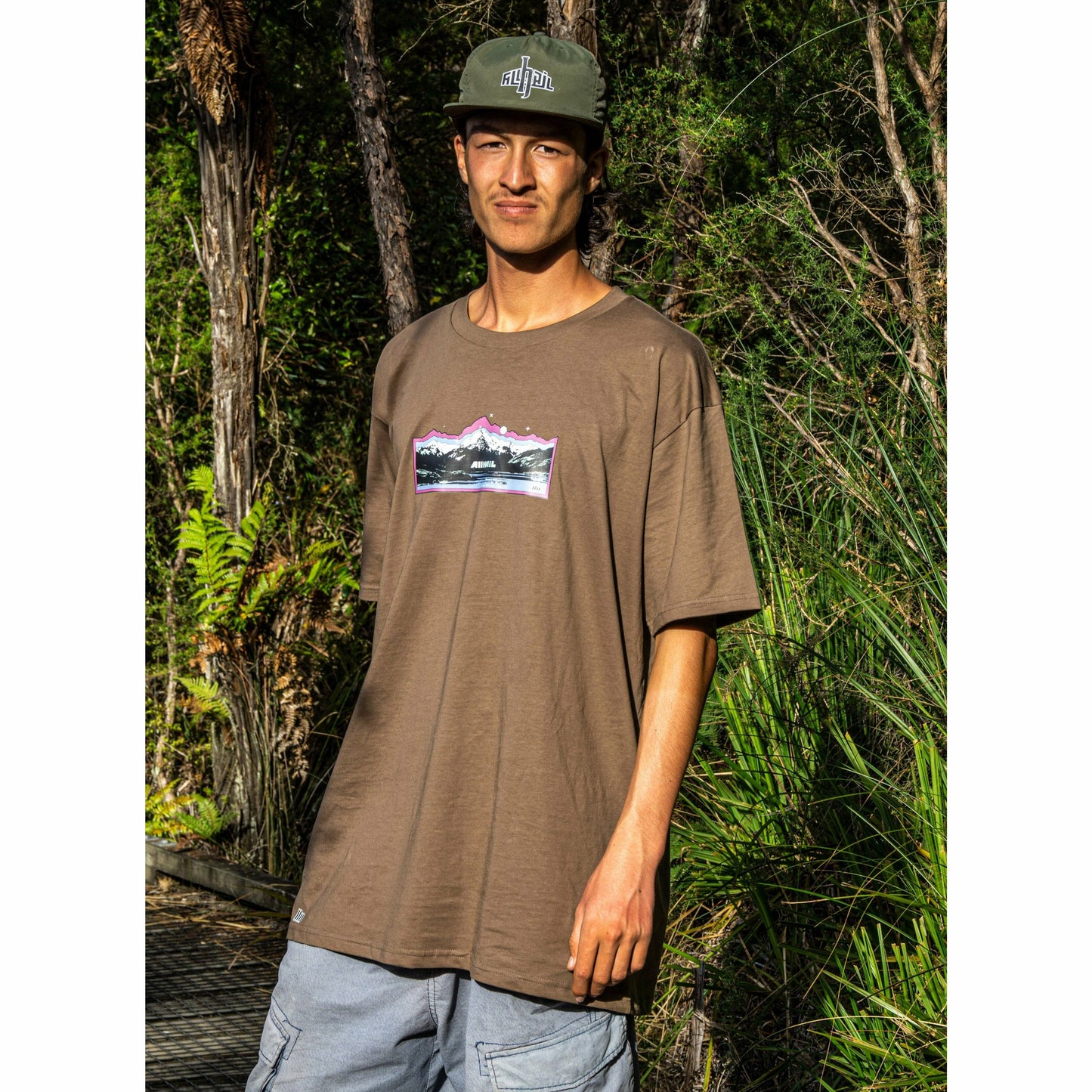 Aoraki Tee -Walnut