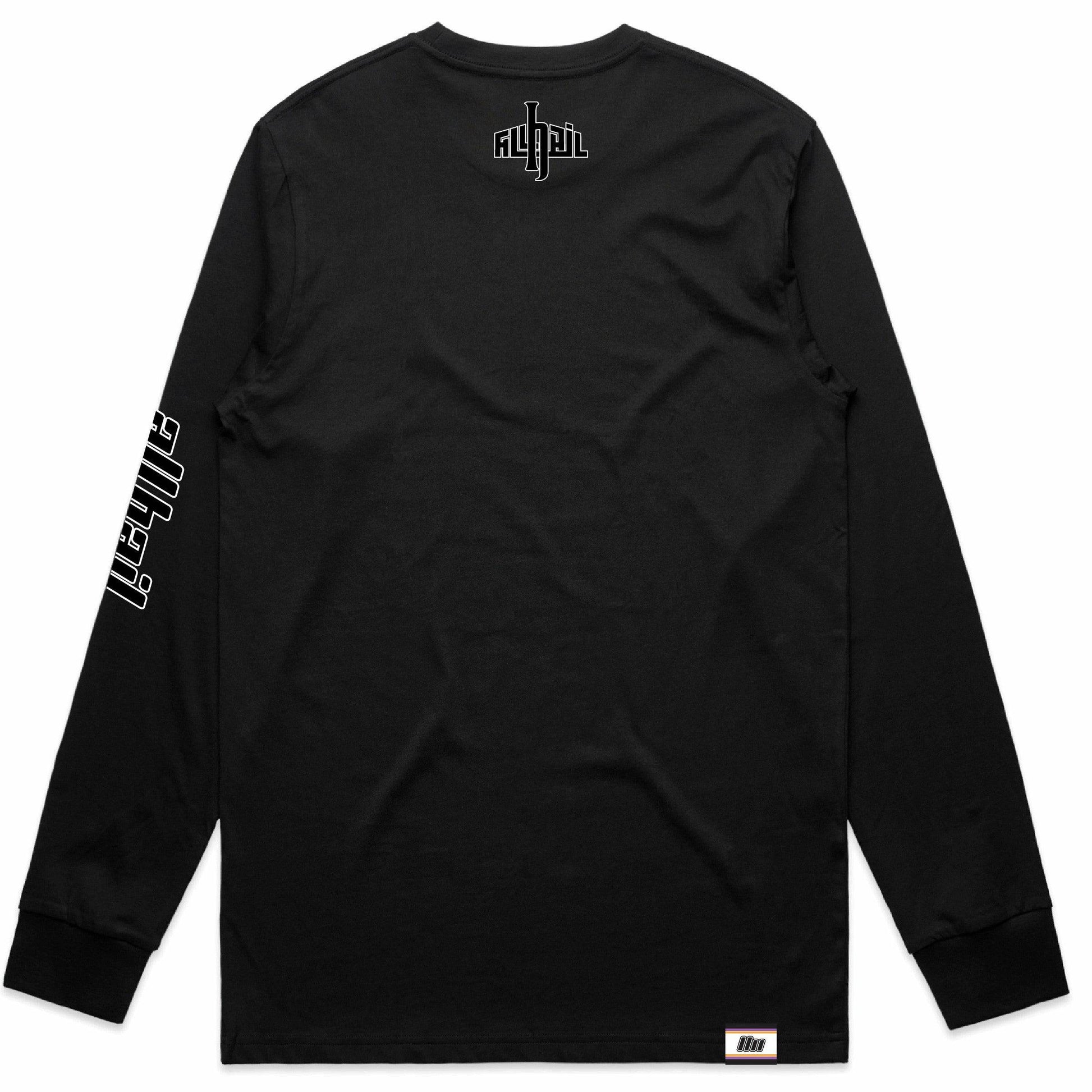 Long Sleeve Tee - Aoraki - Black