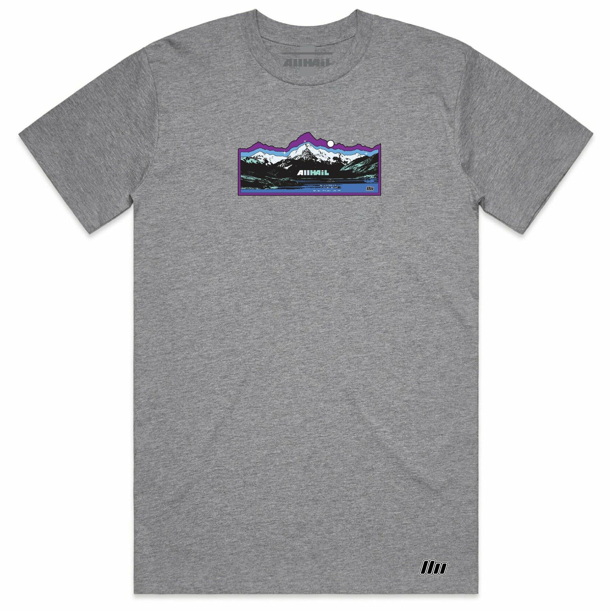 Aoraki Tee -Grey Marle